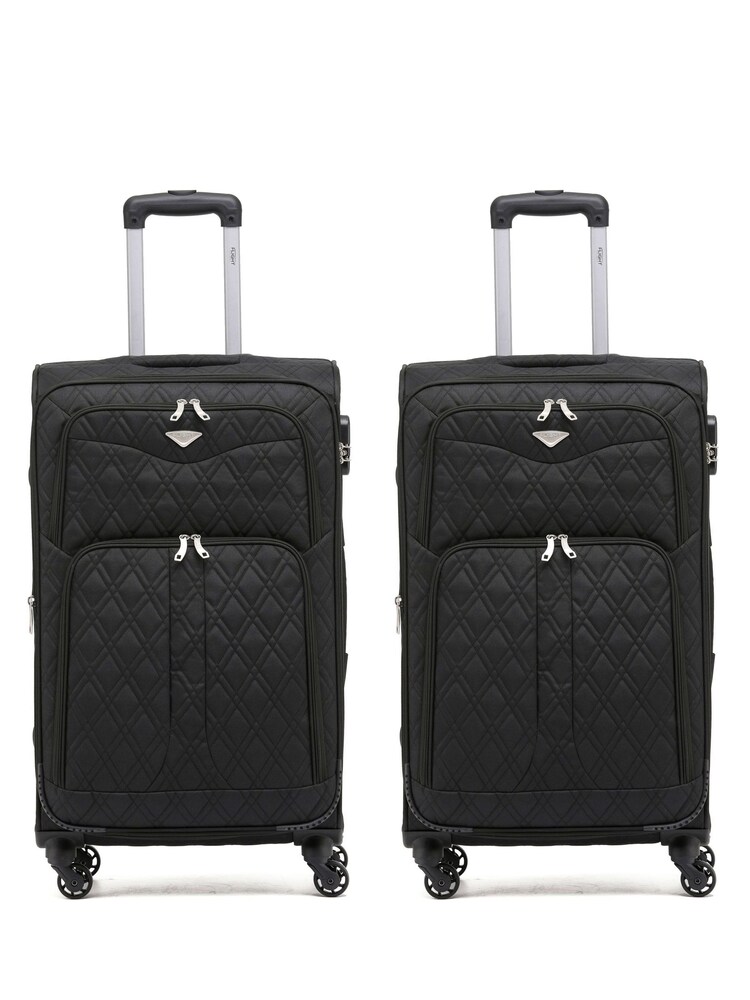 Flight Knight Medium Check-In Hold Luggage Soft Case Travel Suitcases Set of 2 - Image 1 of 1 Flight Knight Medium Check-In Hold Luggage Soft Case Travel Suitcases Set of 2 - Image 1 of 1