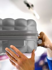 Flight Knight Set Of 2 Large Check-In Hold Luggage Bubble Hardcase Travel Black Suitcases - Image 7 of 8