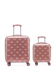 Flight Knight Medium and Large Check-In Hold Luggage Hardcase Travel Suitcases Set Of 2 - Image 1 of 1