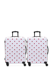 Flight Knight Set Of 2 Large Check-In Hold Luggage Hardcase Travel Flight Knight Suitcases - Image 1 of 1