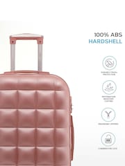 Flight Knight Medium Check-In Hold Luggage Bubble Hardcase Travel Brown Suitcases Set Of 2 - Image 3 of 11
