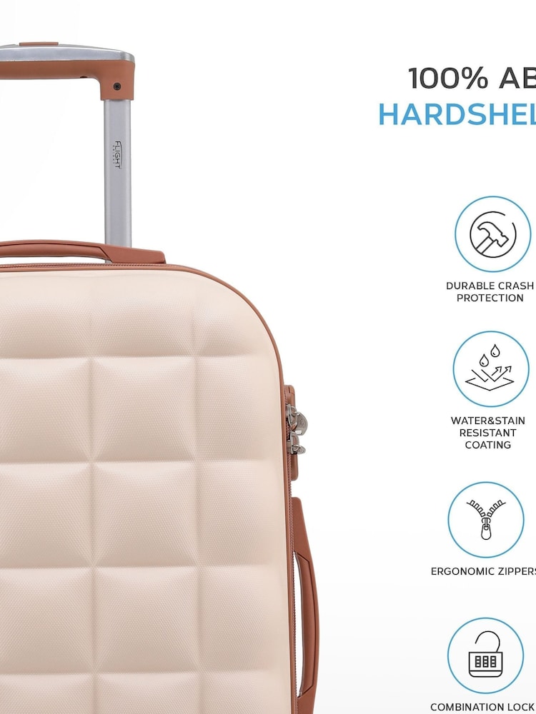 Flight Knight Set Of 2 Large Check-In & Small Carry-On Bubble Hardcase Travel Suitcase - Image 2 of 7