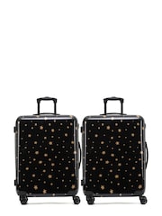 Flight Knight Set Of 2 Large Check-In Hold Luggage Hardcase Travel Flight Knight Suitcases - Image 1 of 1