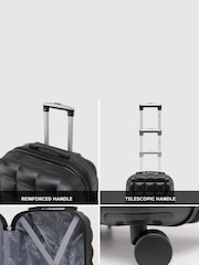 Flight Knight Medium Check-In Hold Luggage Bubble Hardcase Travel Brown Suitcases Set Of 2 - Image 2 of 7