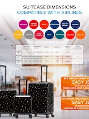 Flight Knight Medium and Large Check-In Hold Luggage Hardcase Travel Suitcases Set Of 2 - Image 6 of 8