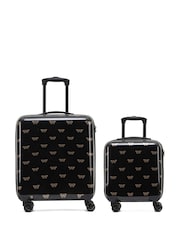 Flight Knight Medium and Large Check-In Hold Luggage Hardcase Travel Suitcases Set Of 2 - Image 1 of 7