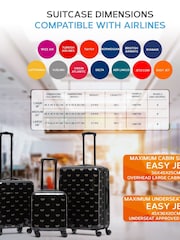 Flight Knight Medium and Large Check-In Hold Luggage Hardcase Travel Suitcases Set Of 2 - Image 6 of 7