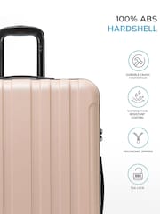 Flight Knight Medium and Large Check-In Hold Luggage Hardcase Travel Suitcases Set Of 2 - Image 5 of 7