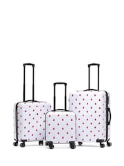 Flight Knight Medium and Large Check-In Hold Luggage Hardcase Travel Suitcases Set Of 2 - Image 2 of 8