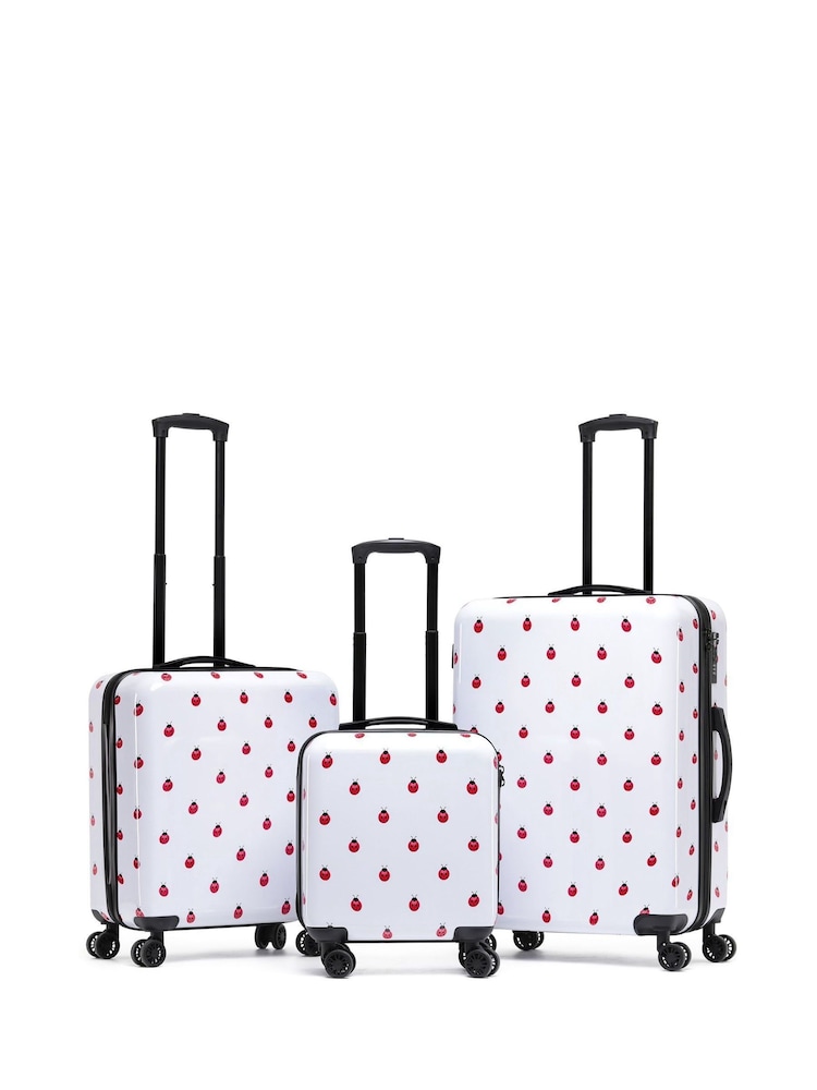 Flight Knight Medium and Large Check-In Hold Luggage Hardcase Travel Suitcases Set Of 2 - Image 2 of 8