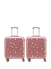 Flight Knight Medium Check-In Hold Luggage Hardcase Travel Suitcases Set of 2 - Image 1 of 6