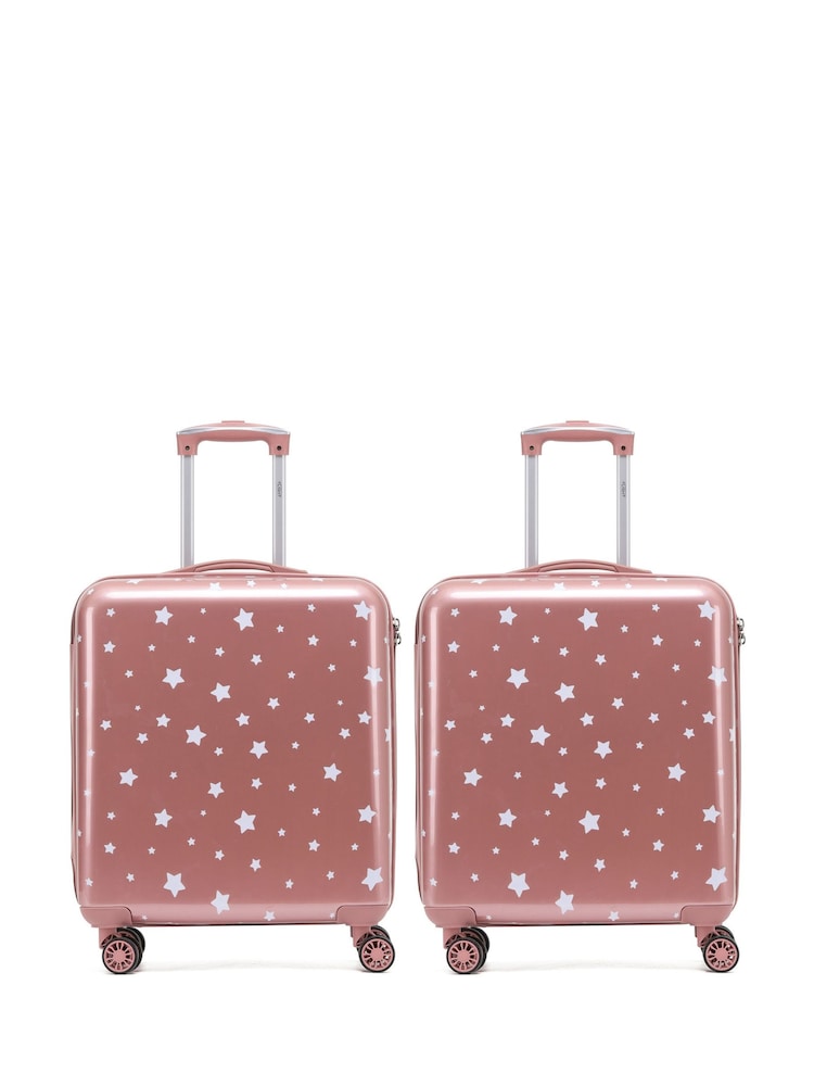 Flight Knight Medium Check-In Hold Luggage Hardcase Travel Suitcases Set of 2 - Image 1 of 6