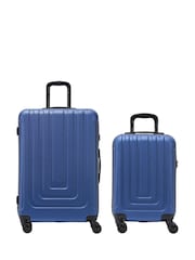 Flight Knight Medium and Large Check-In Hold Luggage Hardcase Travel Suitcases Set Of 2 - Image 1 of 8