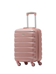 Flight Knight Pink Set Of 2 Medium Check-In & Small Carry-On Bubble Hardcase Travel Luggage - Image 5 of 6