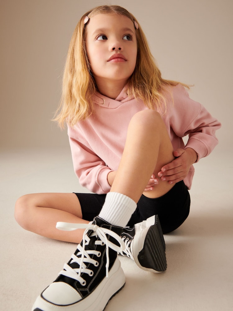 Negro - Zapatillas muy anchas con cordones y cremallera - Imagen 2 de 9 Negro - Zapatillas muy anchas con cordones y cremallera - Imagen 2 de 9