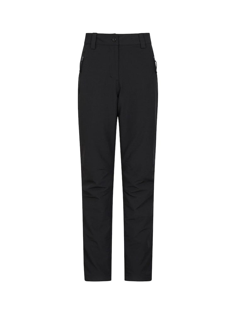 Mountain Warehouse Black Arctic II Stretch Womens Fleece Lined Trousers - Image 1 of 4