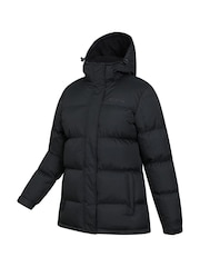 Mountain Warehouse Black Snow Womens Water Resistant Padded Jacket - Image 3 of 4