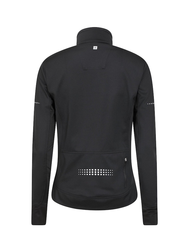 Mountain Warehouse Black Shift Womens Water Resistant Full Zip Cycling Jacket - Image 2 of 6