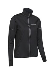 Mountain Warehouse Black Shift Womens Water Resistant Full Zip Cycling Jacket - Image 4 of 6