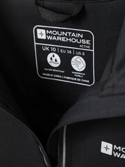 Mountain Warehouse Black Shift Womens Water Resistant Full Zip Cycling Jacket - Image 6 of 6