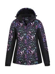 Mountain Warehouse Light Blue Dawn II Womens Printed Fleece Lined Snow Ski Jacket - Image 2 of 5
