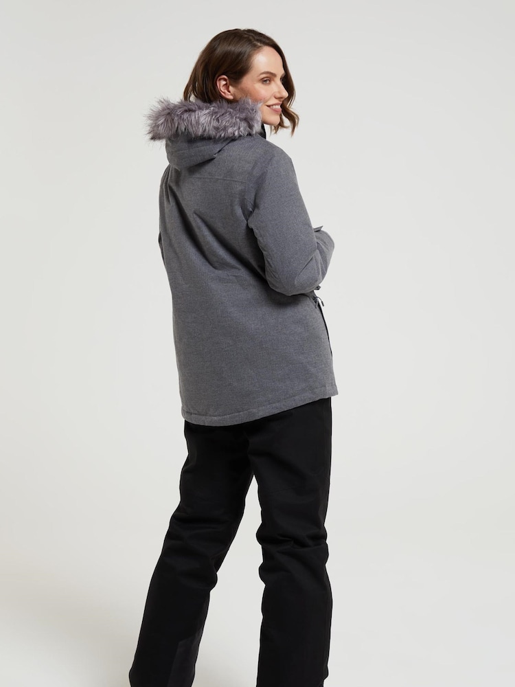 Mountain Warehouse Grey Snow II Womens Waterproof Ski Coat - Image 4 of 7