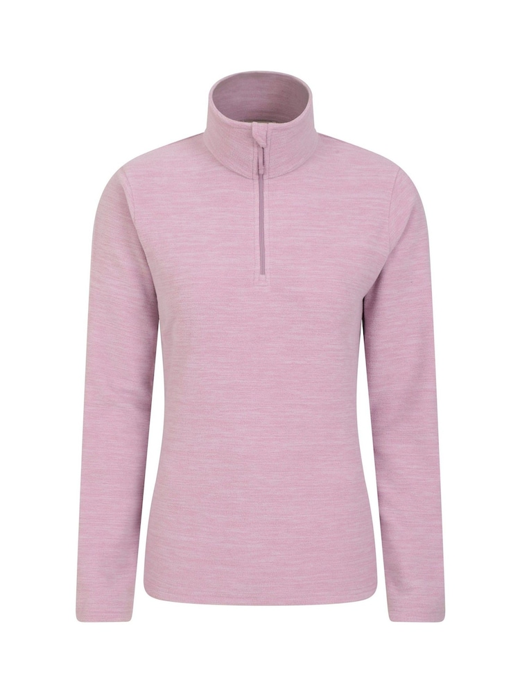 Mountain Warehouse Light Pink Womens Snowdon Melange Fleece - Image 1 of 4