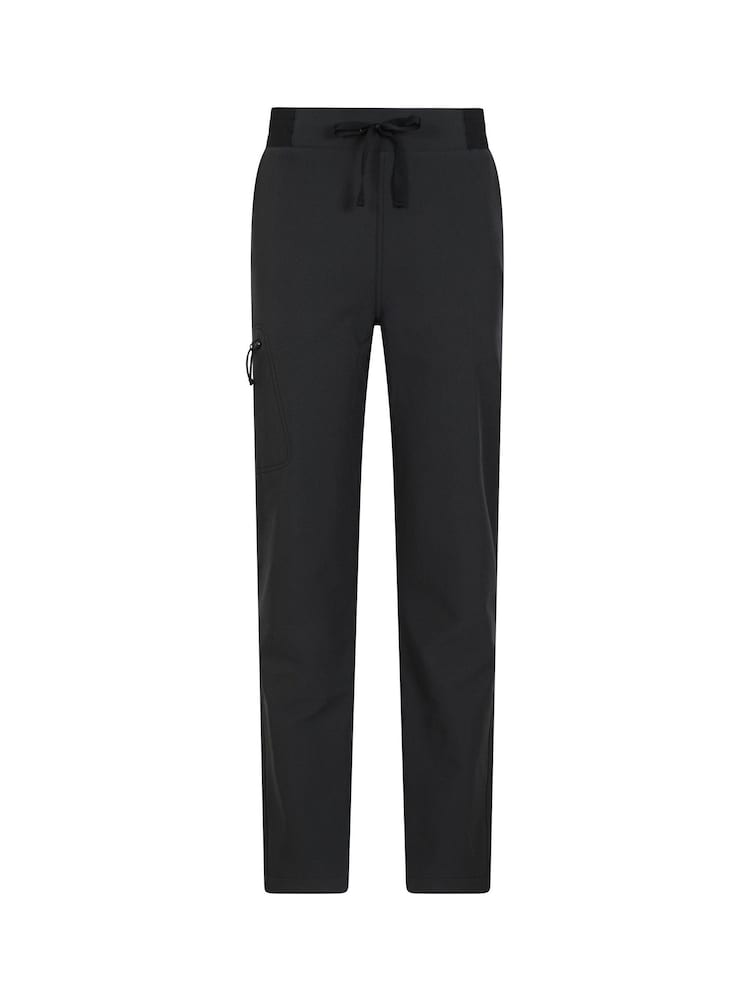 Mountain Warehouse Black Adventure Womens Water Resistant Fleece Lined Trousers - Image 1 of 1