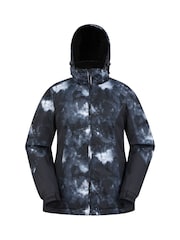 Mountain Warehouse Black Dawn II Womens Printed Fleece Lined Ski Jacket - Image 5 of 5