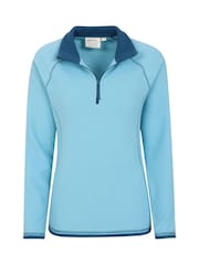 Mountain Warehouse Aqua Blue Womens Montana Half Zip Fleece - Image 1 of 4