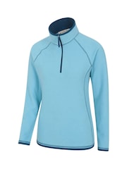Mountain Warehouse Aqua Blue Womens Montana Half Zip Fleece - Image 3 of 4