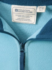 Mountain Warehouse Aqua Blue Womens Montana Half Zip Fleece - Image 4 of 4