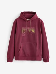 Mountain Warehouse Purple Ombre Mountains Womens Hoodie - Image 1 of 1