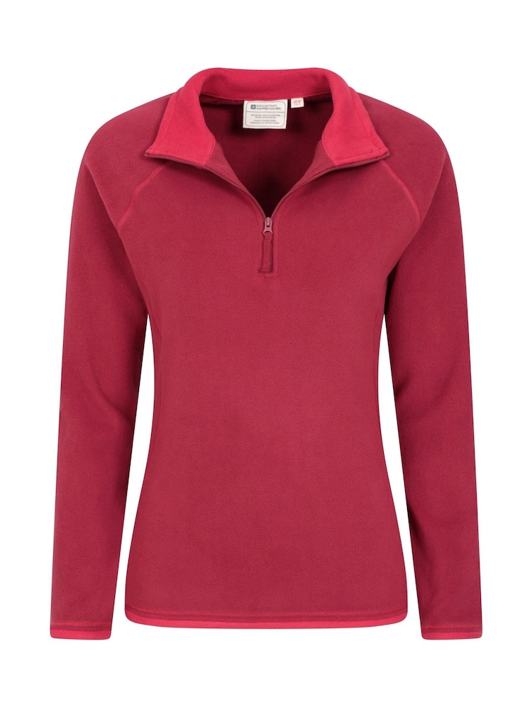 Mountain Warehouse Red Womens Montana Half Zip Fleece - Image 3 of 4