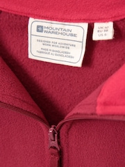 Mountain Warehouse Red Womens Montana Half Zip Fleece - Image 4 of 4