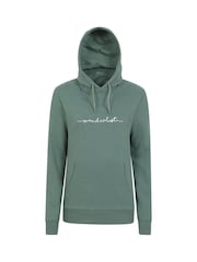 Mountain Warehouse Green Wanderlust Embroidered Womens Hoodie - Image 1 of 5