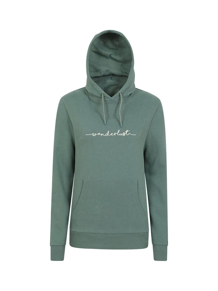 Mountain Warehouse Green Wanderlust Embroidered Womens Hoodie - Image 1 of 5