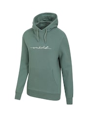 Mountain Warehouse Green Wanderlust Embroidered Womens Hoodie - Image 4 of 5