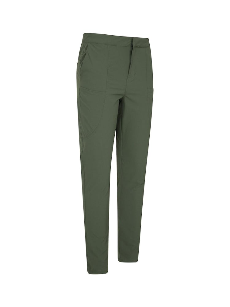Mountain Warehouse Green Womens Kesugi Slim Stretch Water Resistant Trekking Trousers - Image 1 of 5