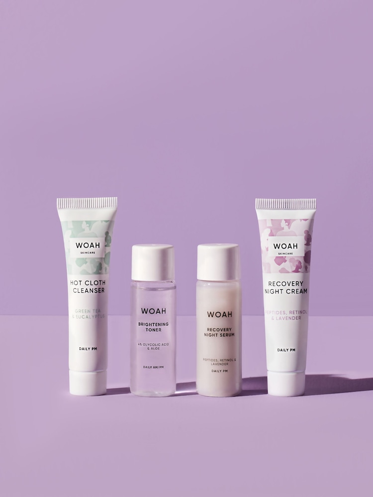 WOAH by Next Restore Mini Skincare Essentials Set - Image 1 of 8