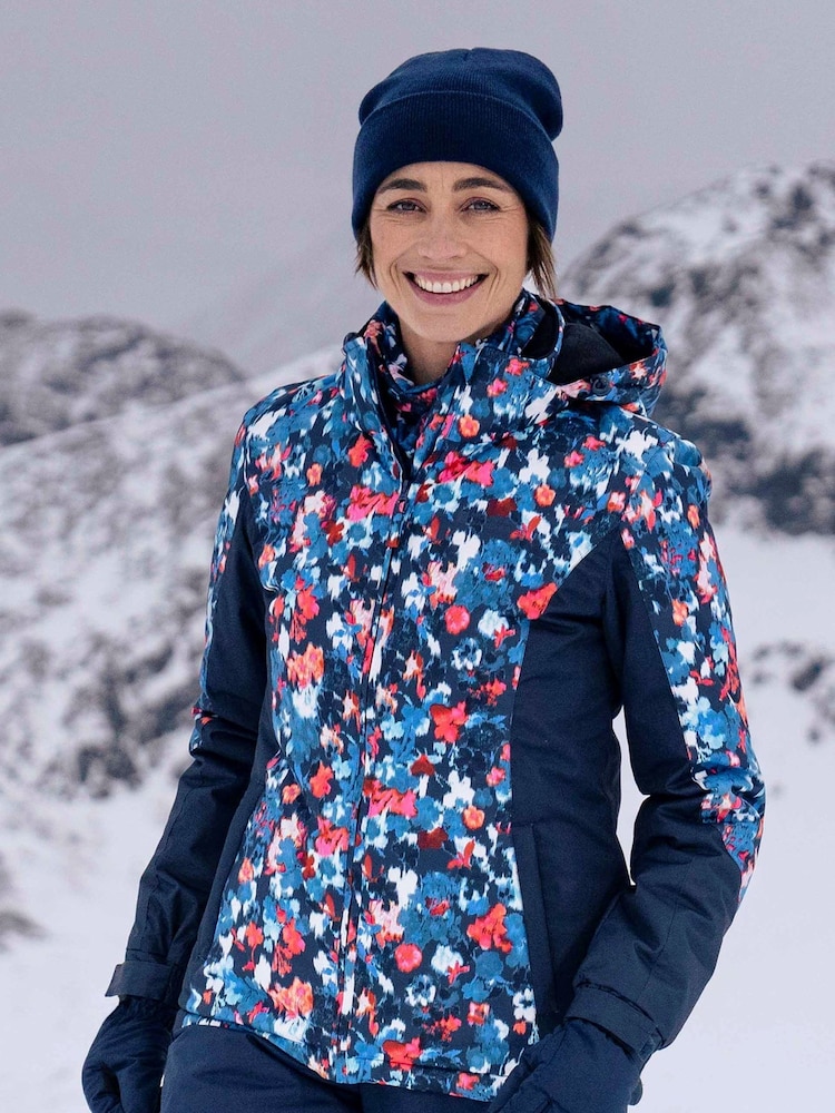 Mountain Warehouse Dawn II Womens Printed Fleece Lined Snow Ski Jacket - Bild 1 von 2