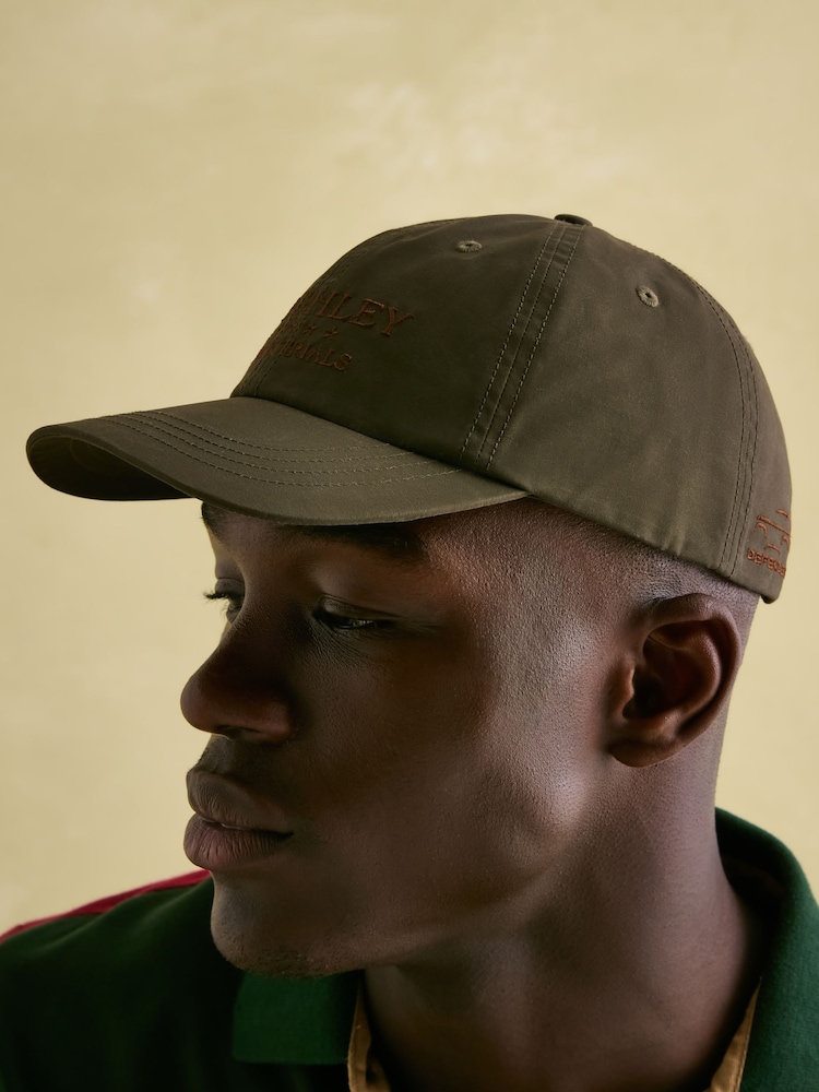 Joules Official Burghley Green Dry Wax Cap - Image 2 of 6 Joules Official Burghley Green Dry Wax Cap - Image 2 of 6