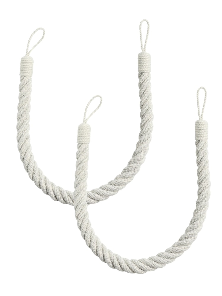 Laura Ashley Set of Two Felton Rope Tie Backs - Image 3 of 3 Laura Ashley Set of Two Felton Rope Tie Backs - Image 3 of 3