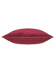 Furn Burgundy/Slipper Meridian Velvet 45 x 45cm Cushion Cover - Image 2 of 4