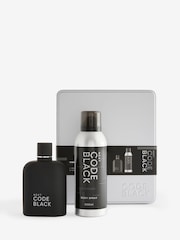 Code Black 100ml Eau De Parfum and 200ml Body Spray Gift Set - Image 1 of 3