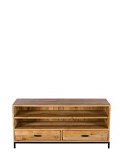 Barker and Stonehouse Brown Yukon Reclaimed Wood TV Unit - Image 2 of 5