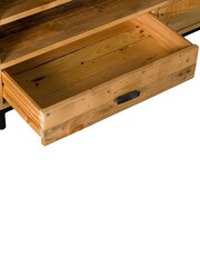 Barker and Stonehouse Brown Yukon Reclaimed Wood TV Unit - Image 4 of 5
