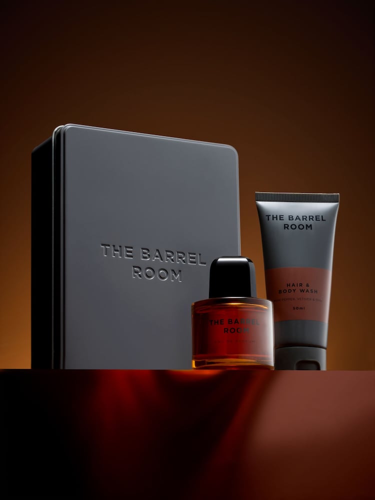 The Barrel Room 30ml Eau de Parfum and 50ml Body Wash Gift Set - Image 2 of 3 The Barrel Room 30ml Eau de Parfum and 50ml Body Wash Gift Set - Image 2 of 3