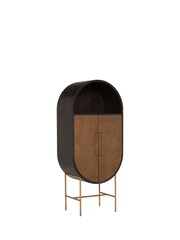Barker and Stonehouse Brown Betsy Rattan Wine Cabinet - Image 3 of 5