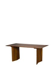 Barker and Stonehouse Brown Sirona Solid Wood 220cm Dining Table - Image 2 of 4